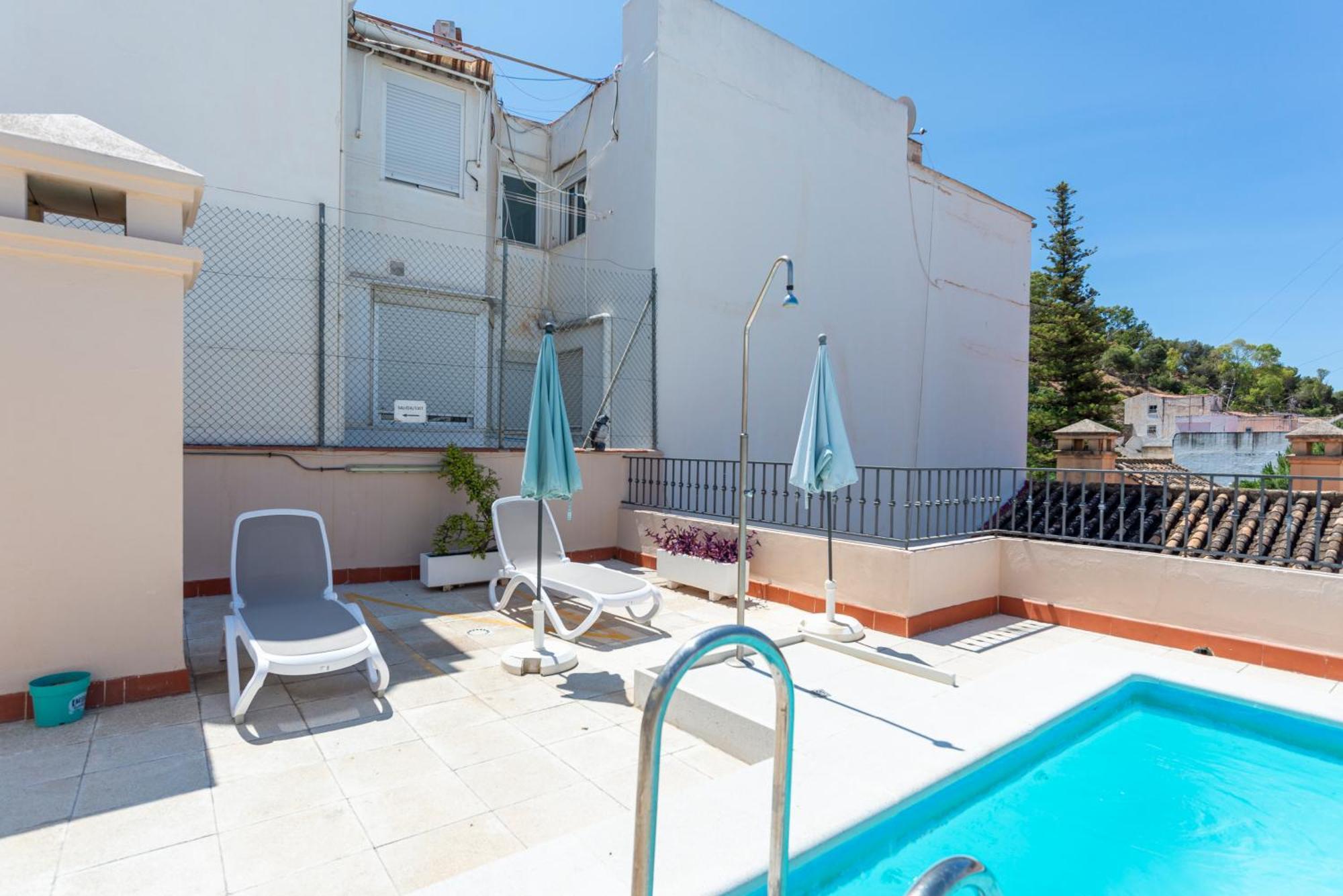 Apartment & Pool In Malaga City Center Eksteriør billede
