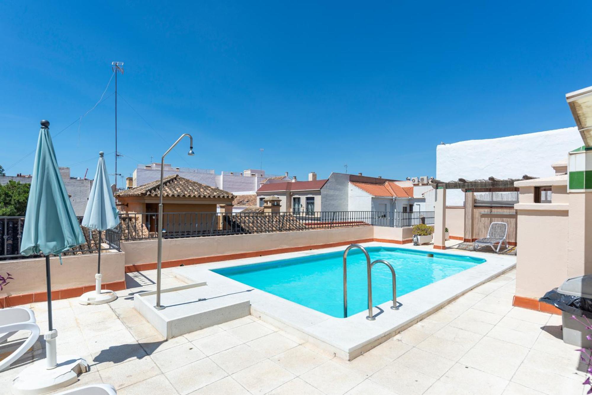 Apartment & Pool In Malaga City Center Eksteriør billede